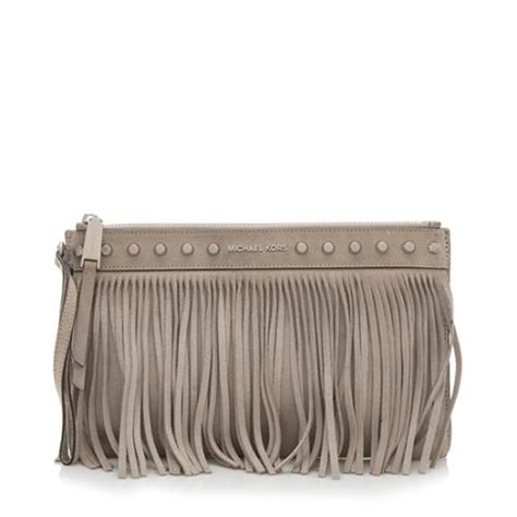 michael michael kors billy extra large zip clutch